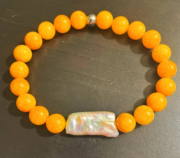 Yellow Jade and Pearl