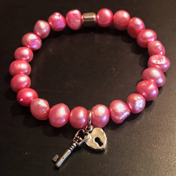 Pink Pearl Lockset